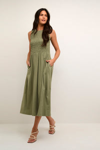 Cream- Lula Jersey dress