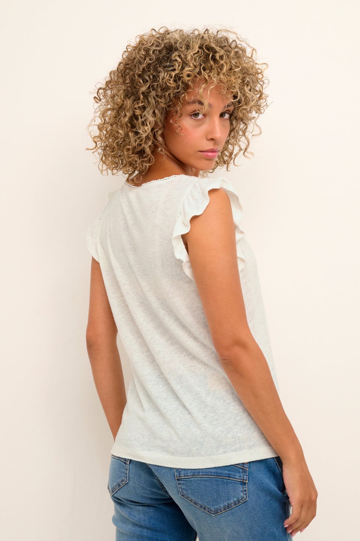 Cream- Luna Jersey T-shirt