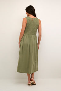 Cream- Lula Jersey dress