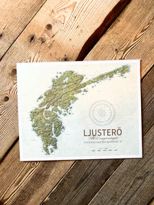 Poster Karta Ljusterö